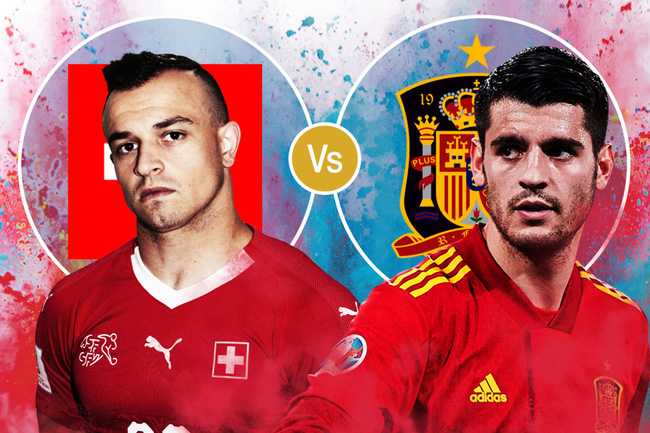 Highlight trận đấu Switzerland  vs  Spain  ngày 03/07 | Xem lại trận đấu